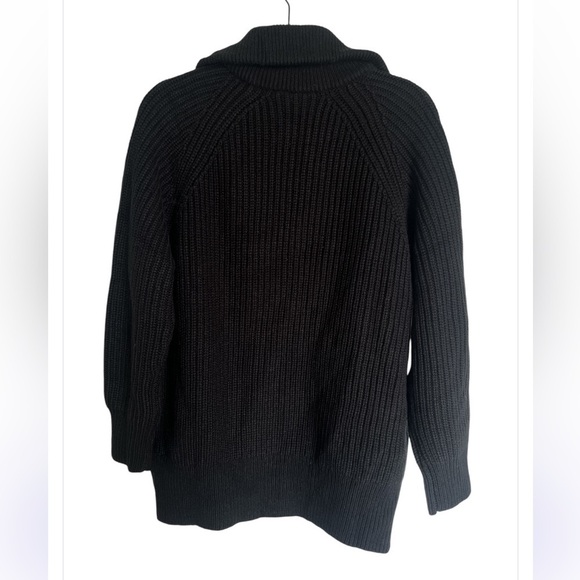 Torrid Shaker Stitch Cardigan Zip Sweater in Deep Black - Picture 7 of 10